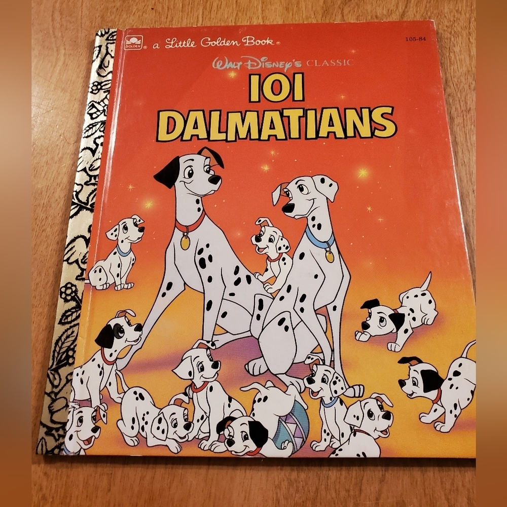 Vintage A Little Golden Book Disney’s 101 Dalmatians 90s.
